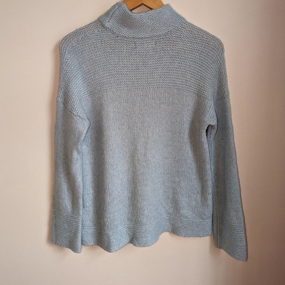 NANETTE LEPORE Baby Blue Wool Knit Crewneck Sweater Size Extra-Small - Picture 12 of 12